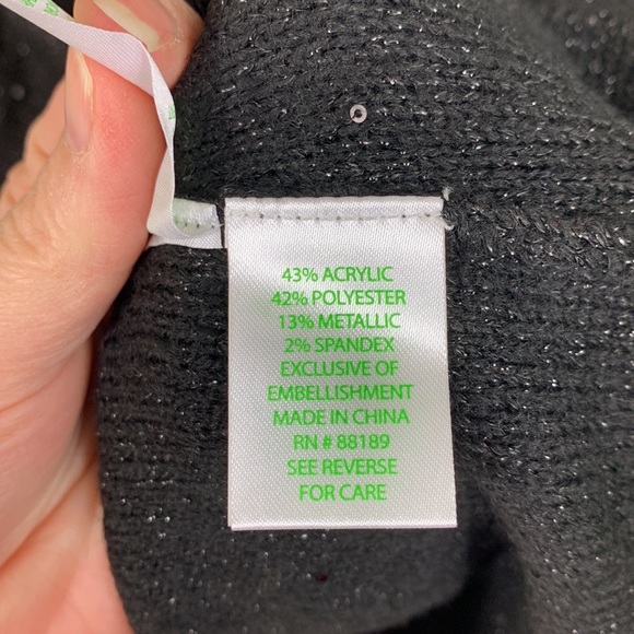 NWT Lilly Pulitzer Ruth black sequin sweater dress sz sm - Picture 9 of 11